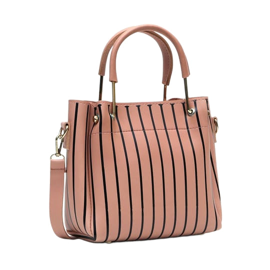 OSTOMY 2-Pc Handbag Set - Pink