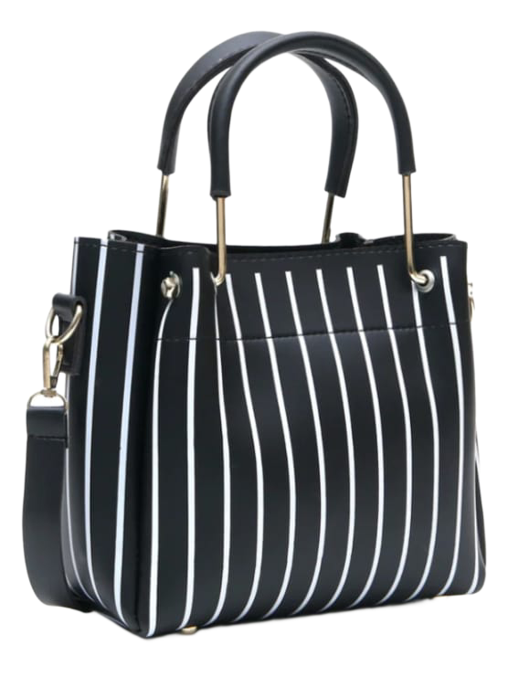 OSTOMY 2-Pc Handbag Set - Black