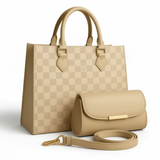LN DAMIER 2-Pcs Handbag Set - Beige