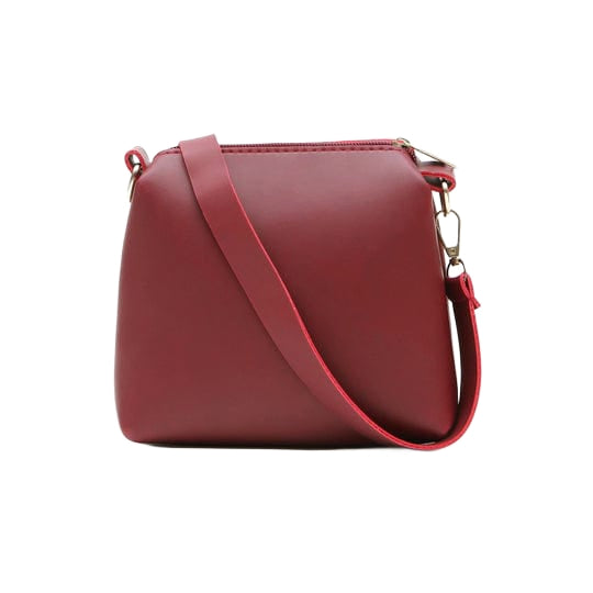 OSTOMY 2-Pc Handbag Set - Maroon