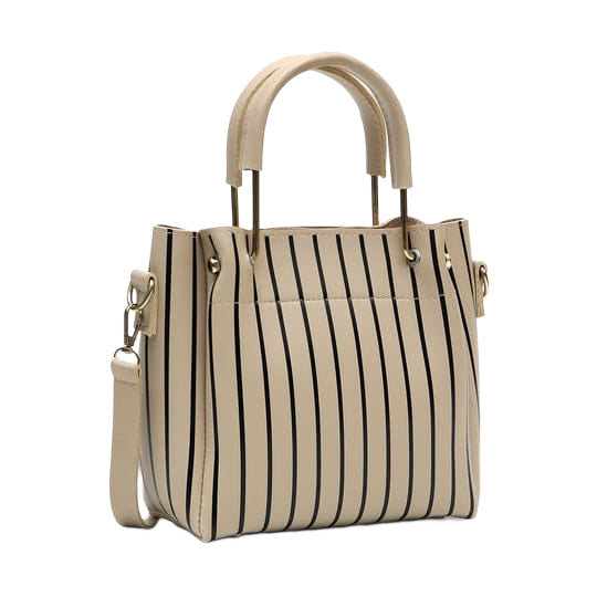 OSTOMY 2-Pc Handbag Set - Off White