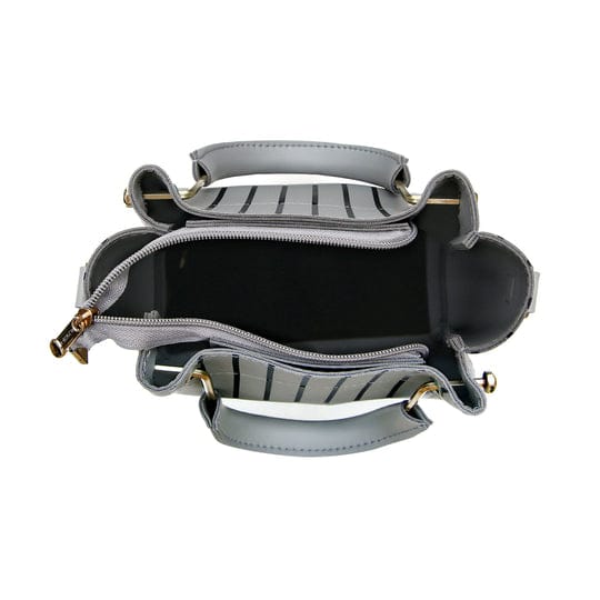 OSTOMY 2-Pc Handbag Set - Grey