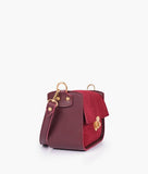 Aria Crossbody - Maroon