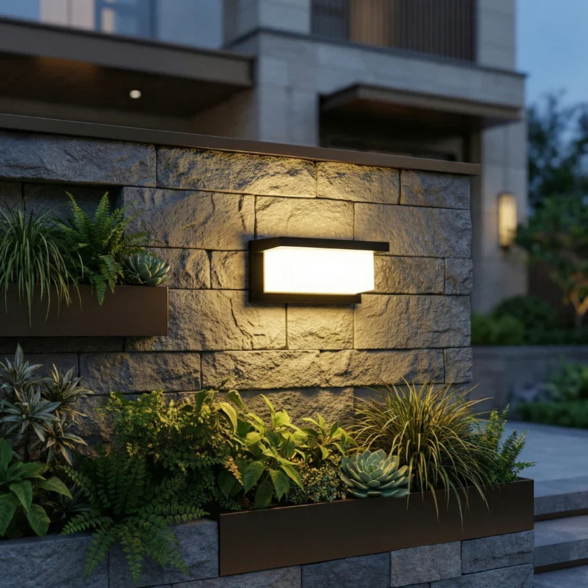 Motion Sensor Outdoor Light, LED Security Wall Light, IP66 Waterproof Black Exterior Wall Sconce - Image 4