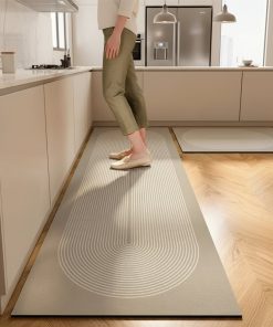KitchenEase Absorbent Kitchen Mat, Anti Fatigue Non Slip Kitchen Rug Runner, Washable Floor Mat