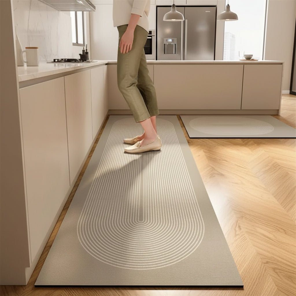 KitchenEase Absorbent Kitchen Mat, Anti Fatigue Non Slip Kitchen Rug Runner, Washable Floor Mat