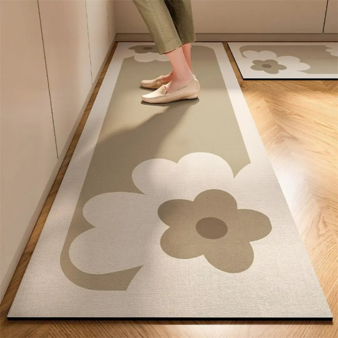 KitchenEase Absorbent Kitchen Mat, Anti Fatigue Non Slip Kitchen Rug Runner, Washable Floor Mat - Image 2