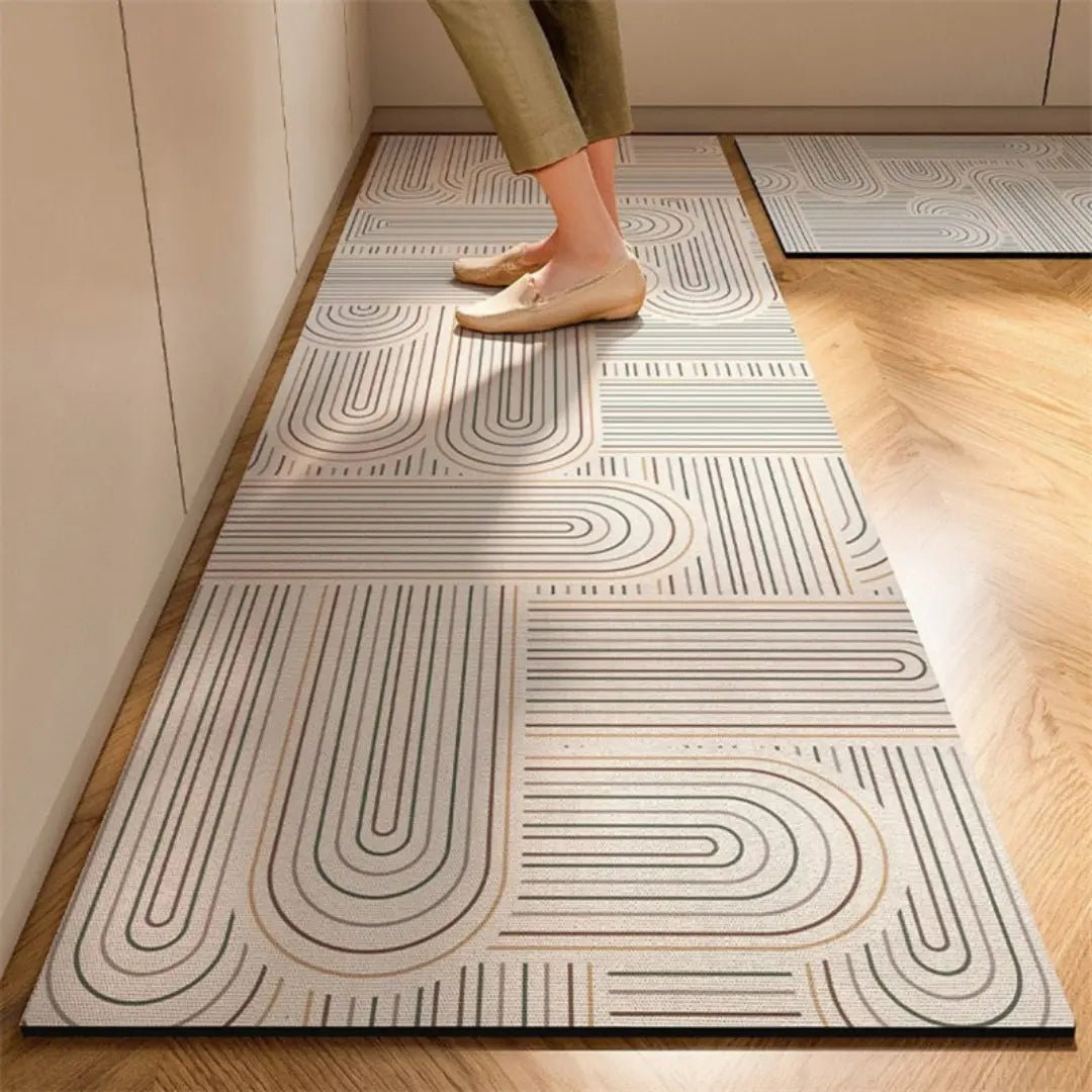 KitchenEase Absorbent Kitchen Mat, Anti Fatigue Non Slip Kitchen Rug Runner, Washable Floor Mat - Image 4