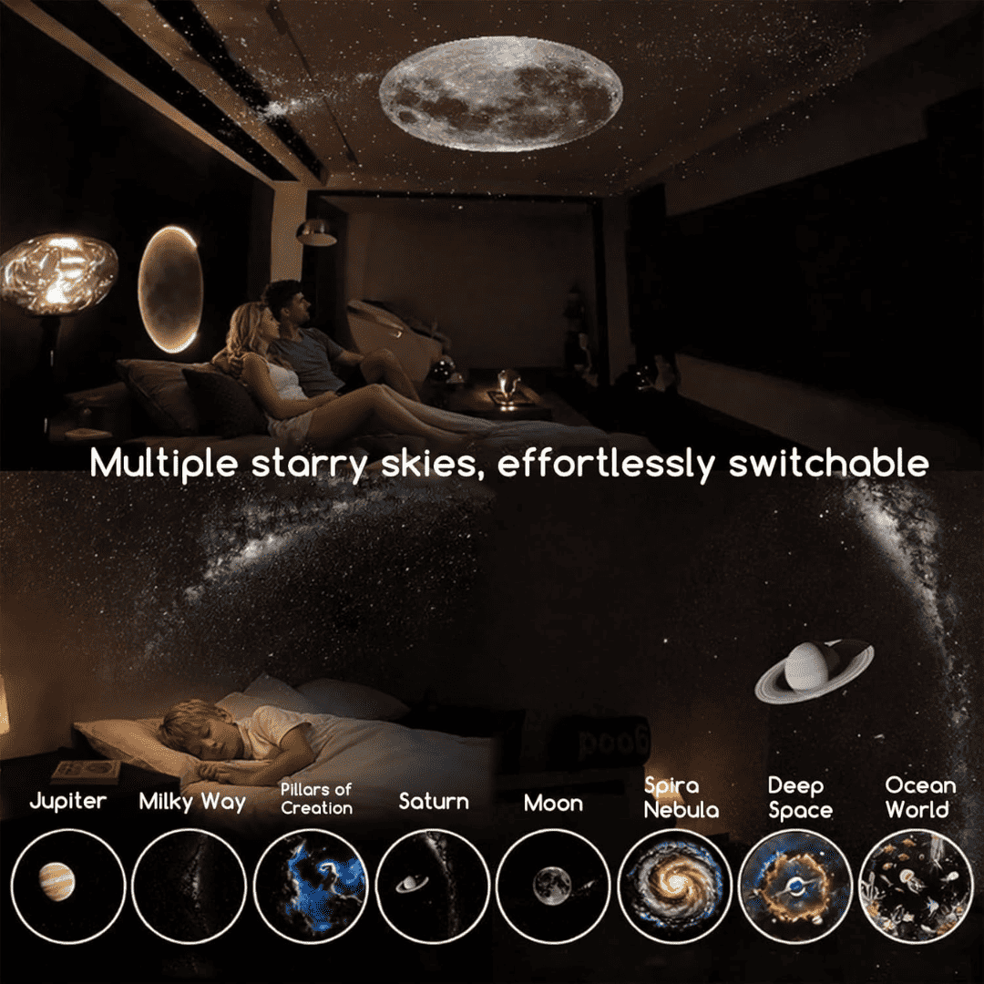 Orbit Star Projector Night Light, Galaxy Ceiling Projector with 360 Degree Rotation and USB Power - Image 5