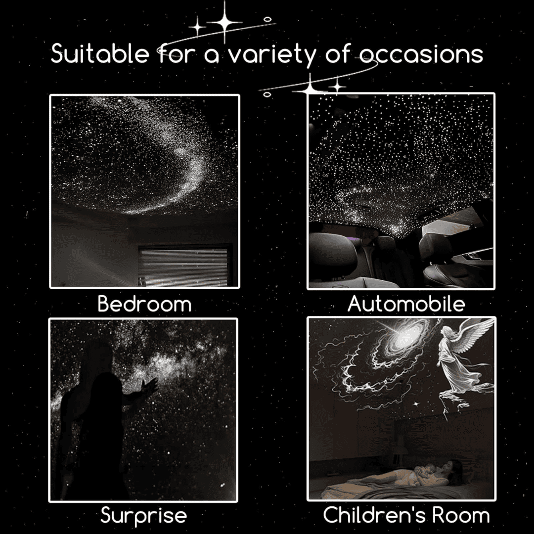 Orbit Star Projector Night Light, Galaxy Ceiling Projector with 360 Degree Rotation and USB Power - Image 8