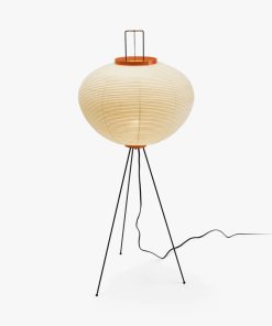 Rice Paper Floor Lamp, Japanese Paper Lantern Standing Lamp, Japandi Mulberry Paper Floor Light