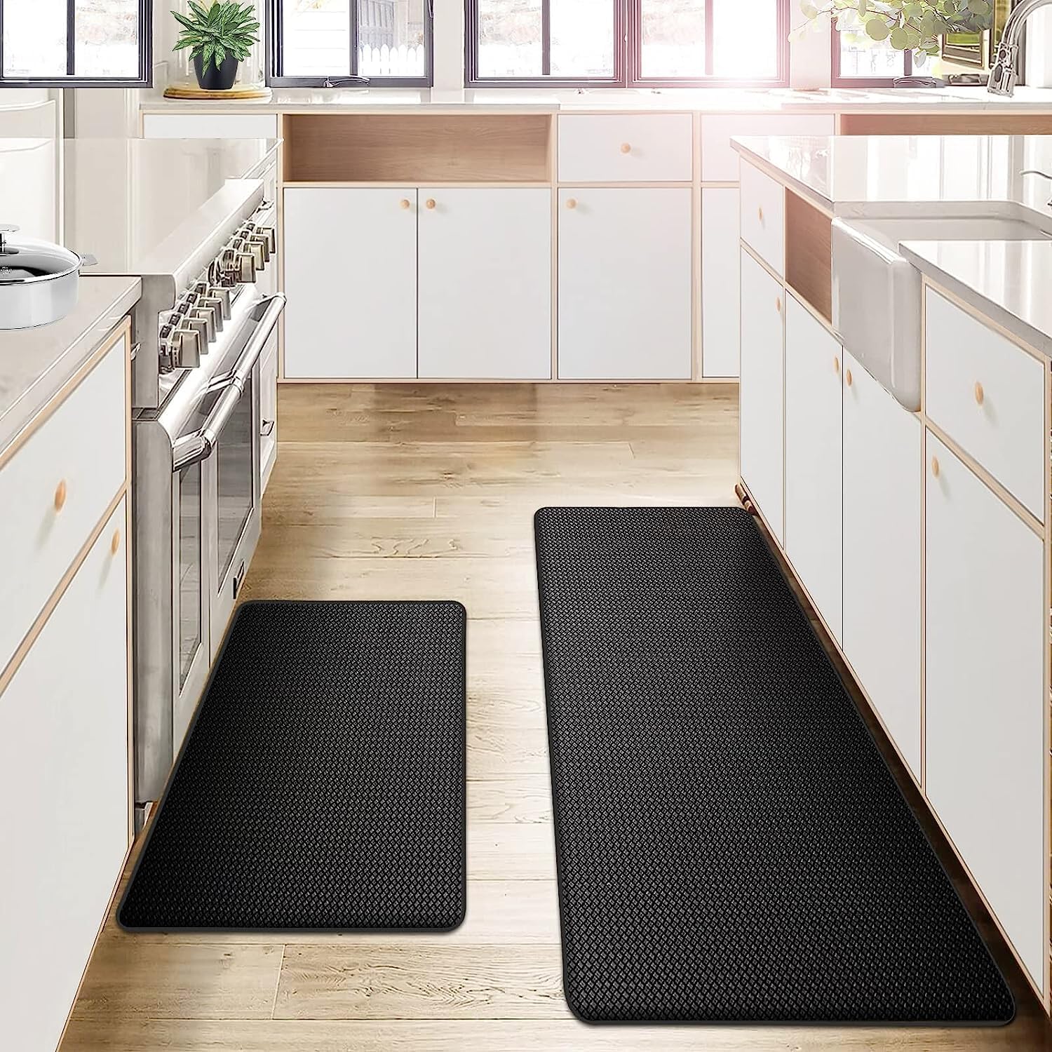 Comfort Anti Fatigue Kitchen Mat, Cushioned Non Slip Standing Mat, Waterproof PVC Floor Mat - Image 8
